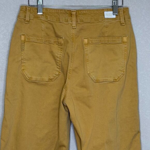 Paige Carly Wide Leg Pants Size 27 $225 Vintage Golden Glow - Picture 7 of 10
